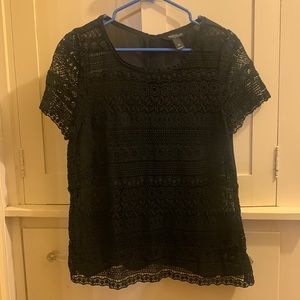 White House Black Market Black Top Size 12